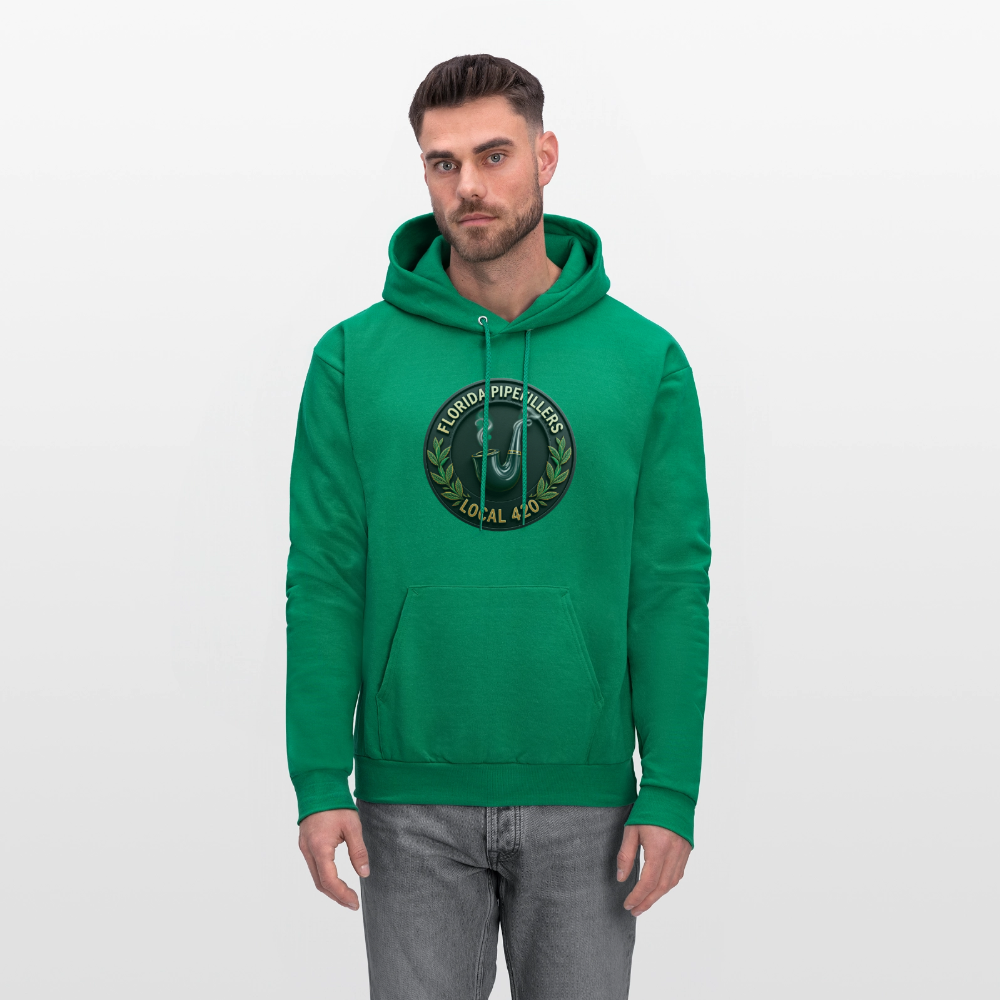 FLORIDA PIPEFILLERS LOCAL 420 Men's Hoodie - kelly green