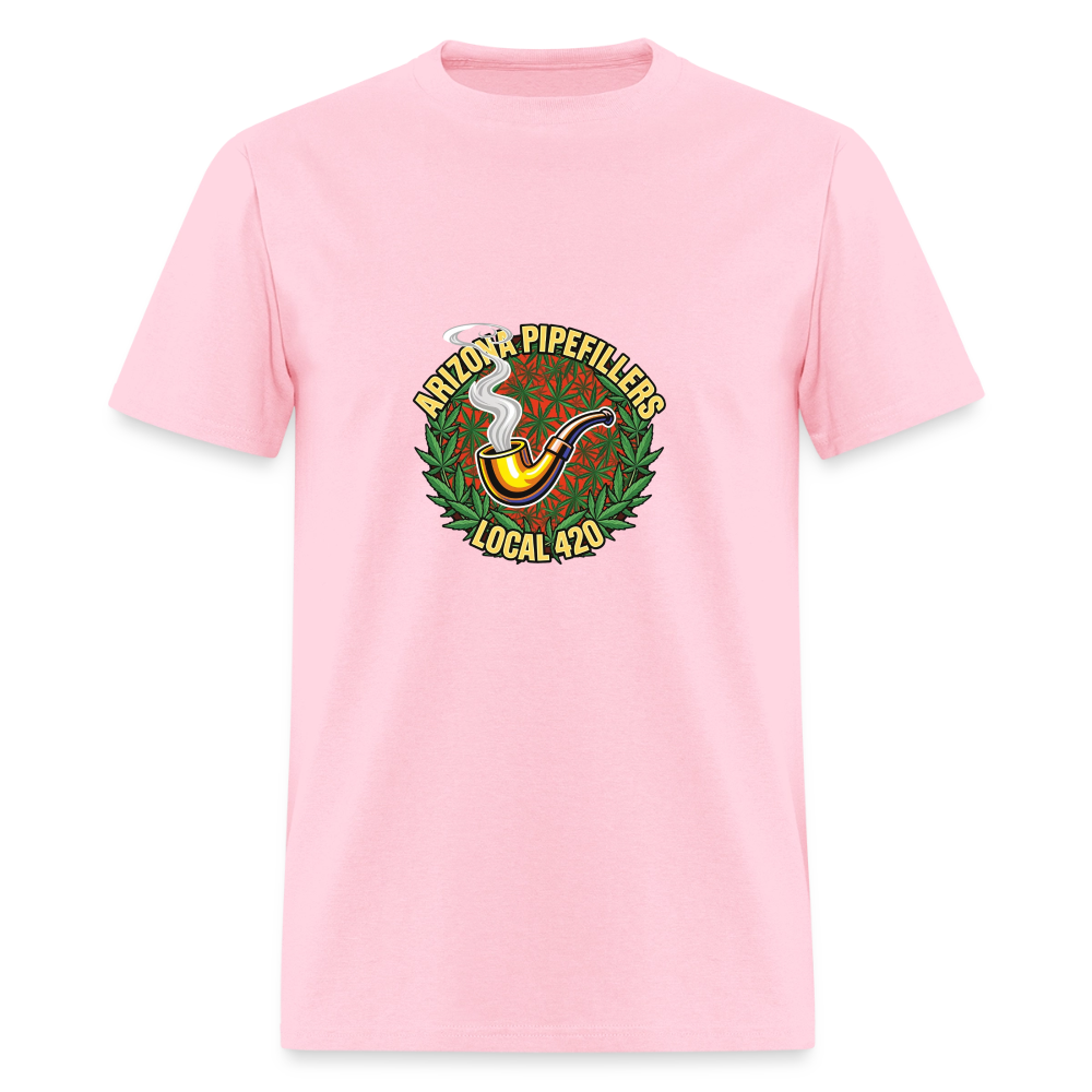 ARIZONA PIPEFILLERS LOCAL 420  F/B DESIGN Men's T-Shirt - pink