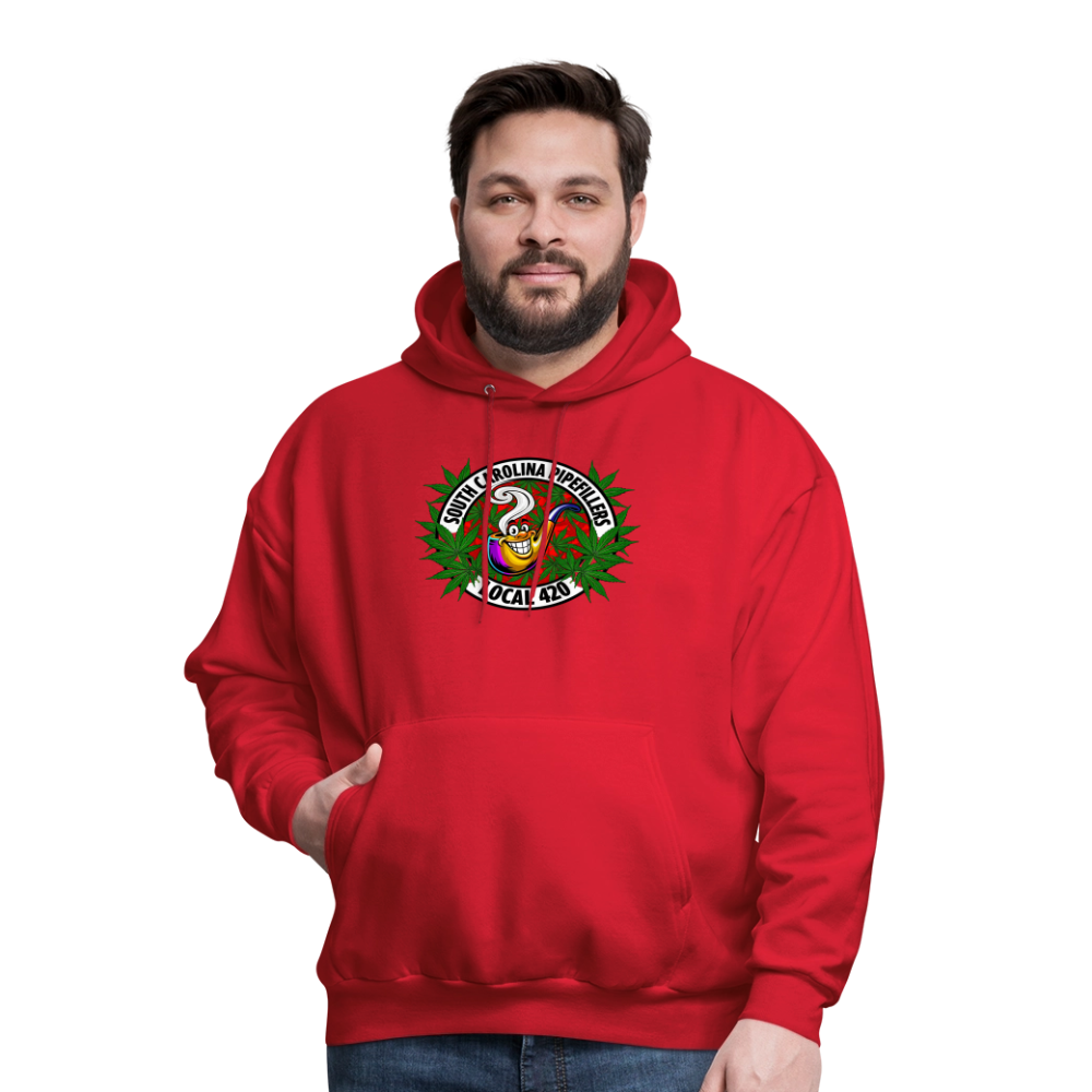 SOUTH CAROLINA PIPEFILLERS LOCAL 420 F/B DESIGN Men's Hoodie - red