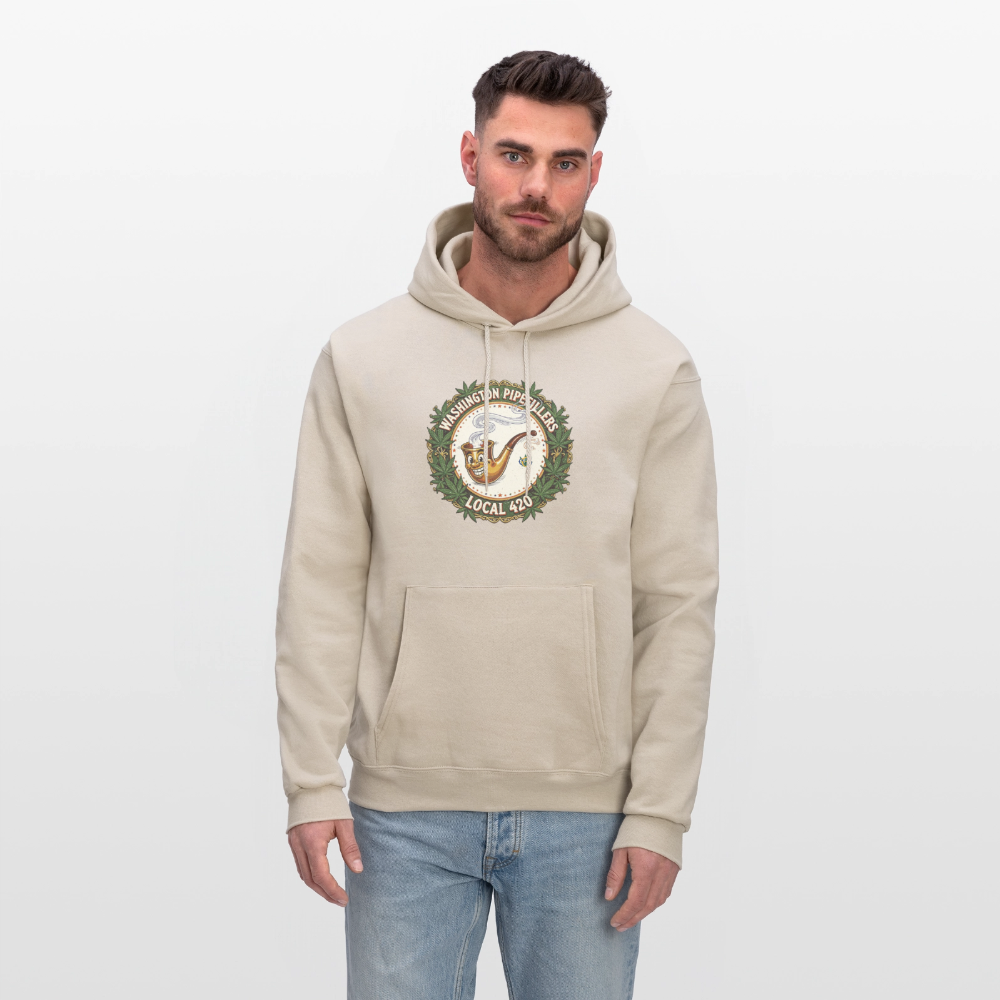 WASHINGTON PIPEFILLERS LOCAL 420 Men's Hoodie - Sand