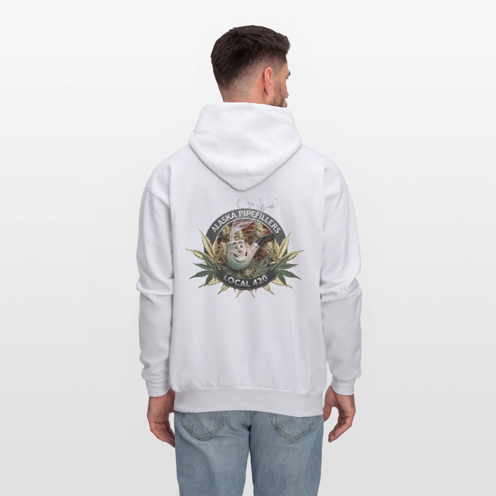 ALASKA  PIPEFILLERS LOCAL 420 F/B DESIGN Men's Hoodie - white