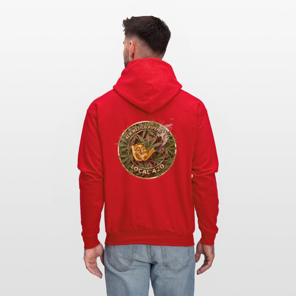 NEW MEXICO PIPEFILLERS LOCAL 420 Men's Hoodie - red