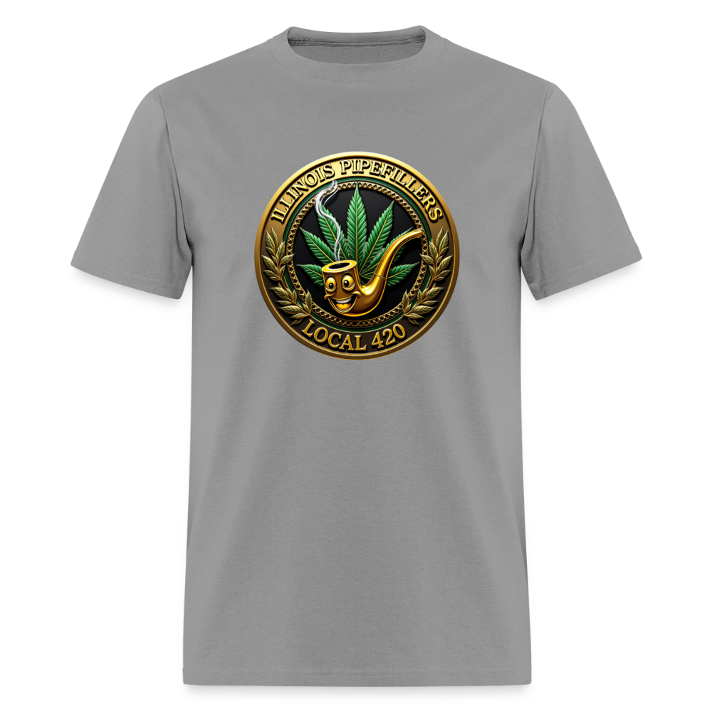 ILLINOIS PIPEFILLERS LOCAL 420 Men's T-Shirt | - rock