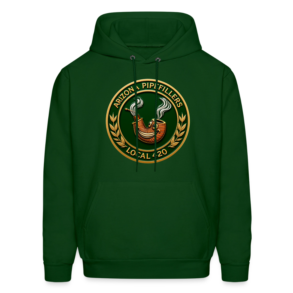 ARIZONIA PIPEFILLERS LOCAL 420 Men's Hoodie - forest green