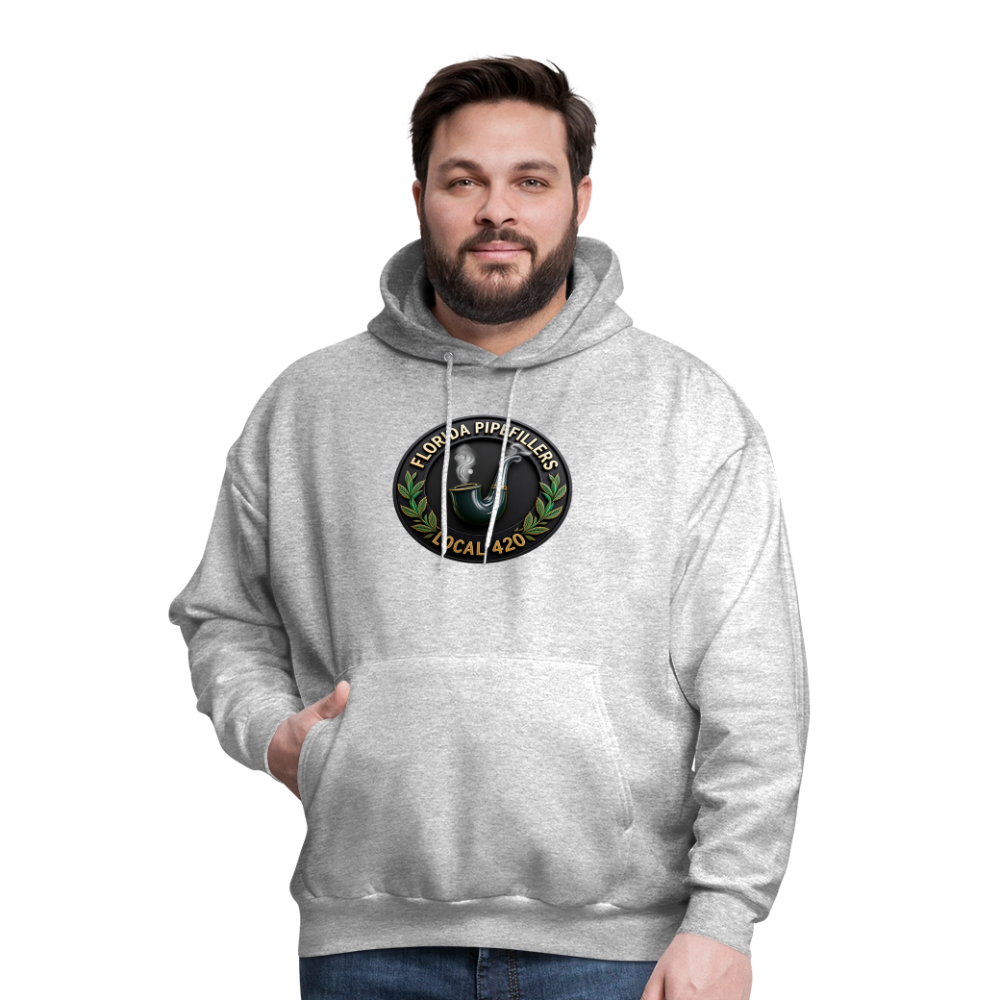 FLORIDA PIPEFILLERS LOCAL 420 F/B DESIGN Men's Hoodie - heather gray