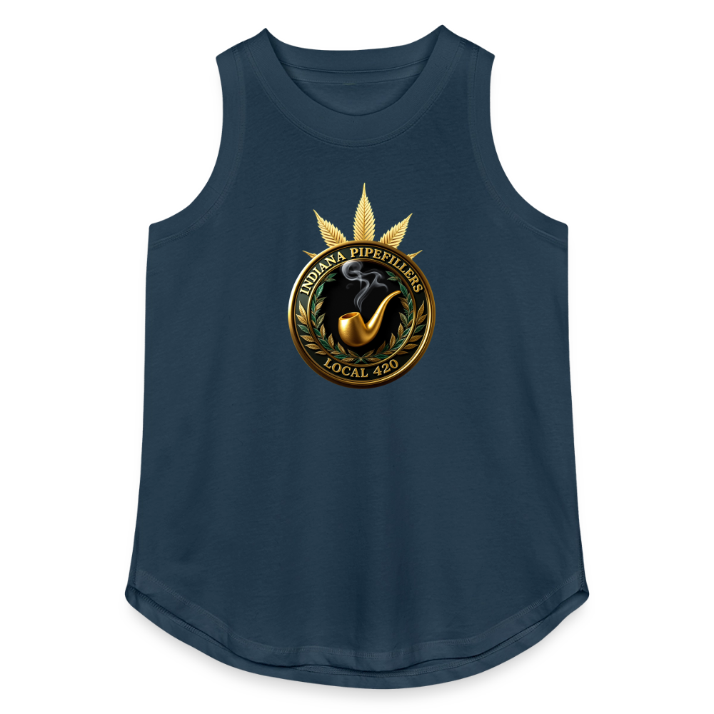INDIANA PIPEFILLERS LOCAL 420 Women's Relaxed Tank Top - denim