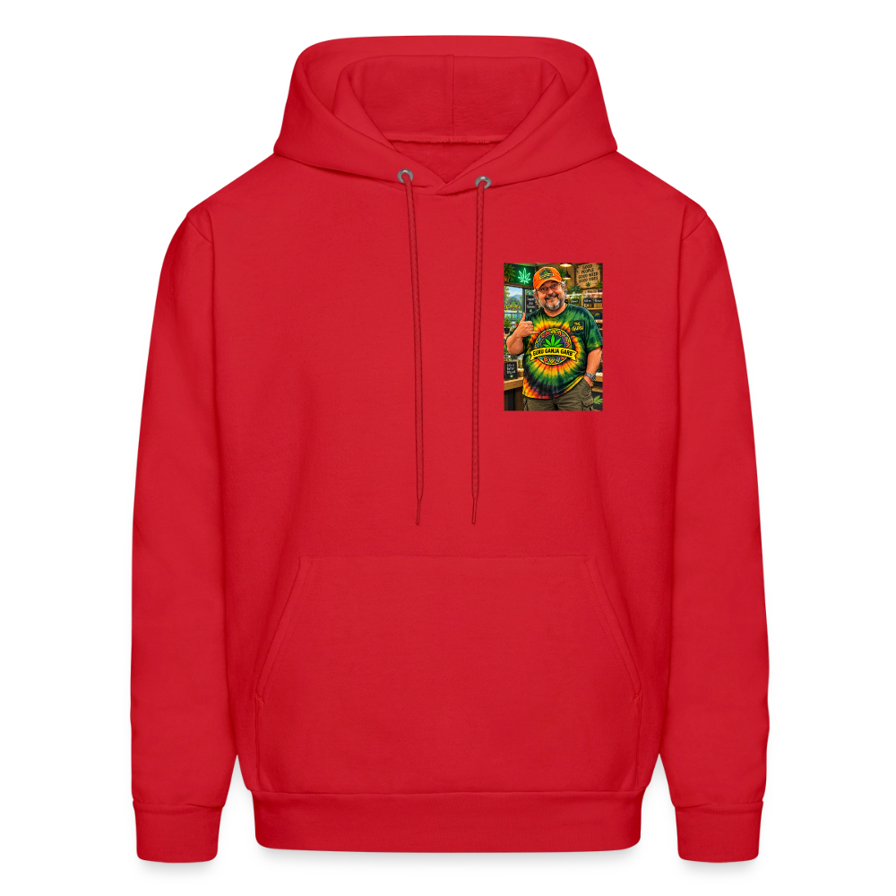 GURU GNJA GARB THE ORIGINAL GURU HOODIE - red