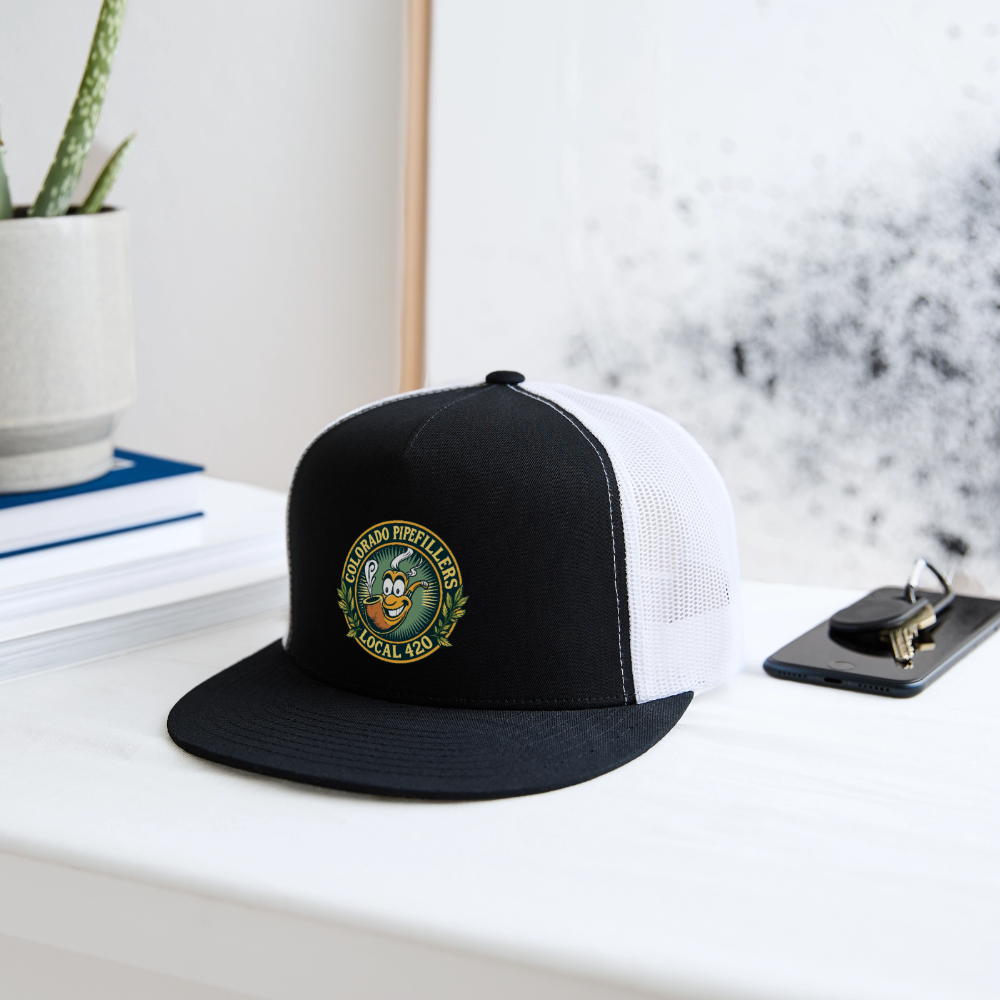 COLORADO PIPEFILLERS LOCAL 420 Trucker Hat - black/white