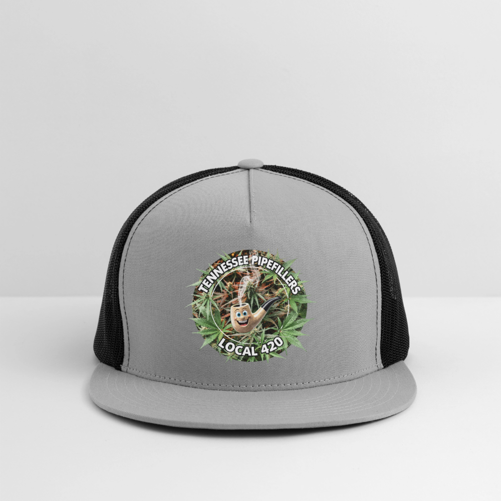 TENNESSEE PIPEFILLERS LOCAL 420 Trucker Hat - gray/black