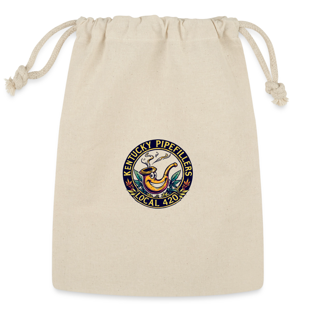 KENTUCK PIPEFILLERS LOCAL 420 Reusable Gift Bag - Natural