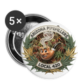 ARIZONA  PIPEFILLERS LOCAL 420 Union Buttons small 1'' (5-pack) - white