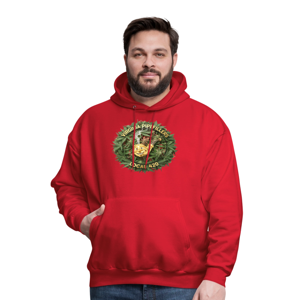 VIRGINIA PIPEFILLERS LOCAL 420 Men's Hoodie - red