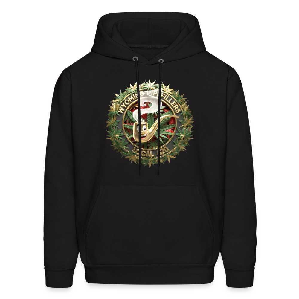 WYOMING PIPEFILLERS LOCAL 420 F/B DESIGN Men's Hoodie - black