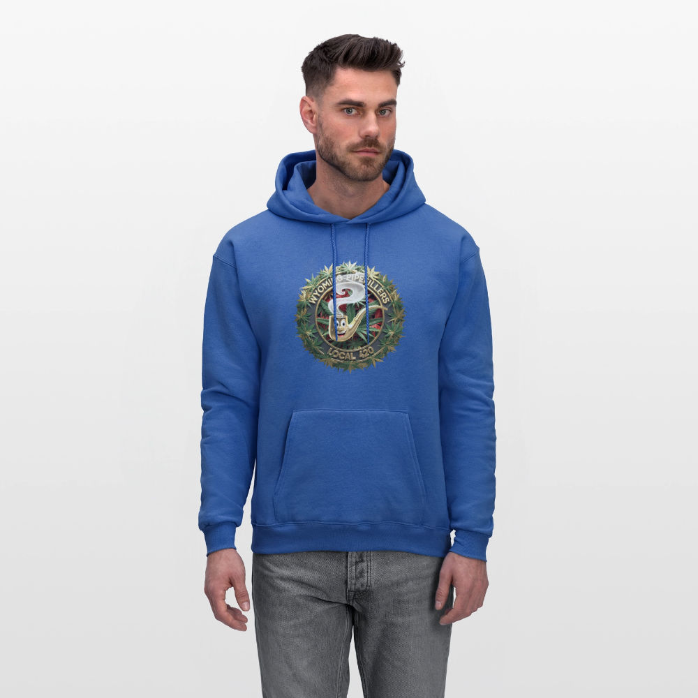 WYOMING PIPEFILLERS LOCAL 420 Men's Hoodie - royal blue