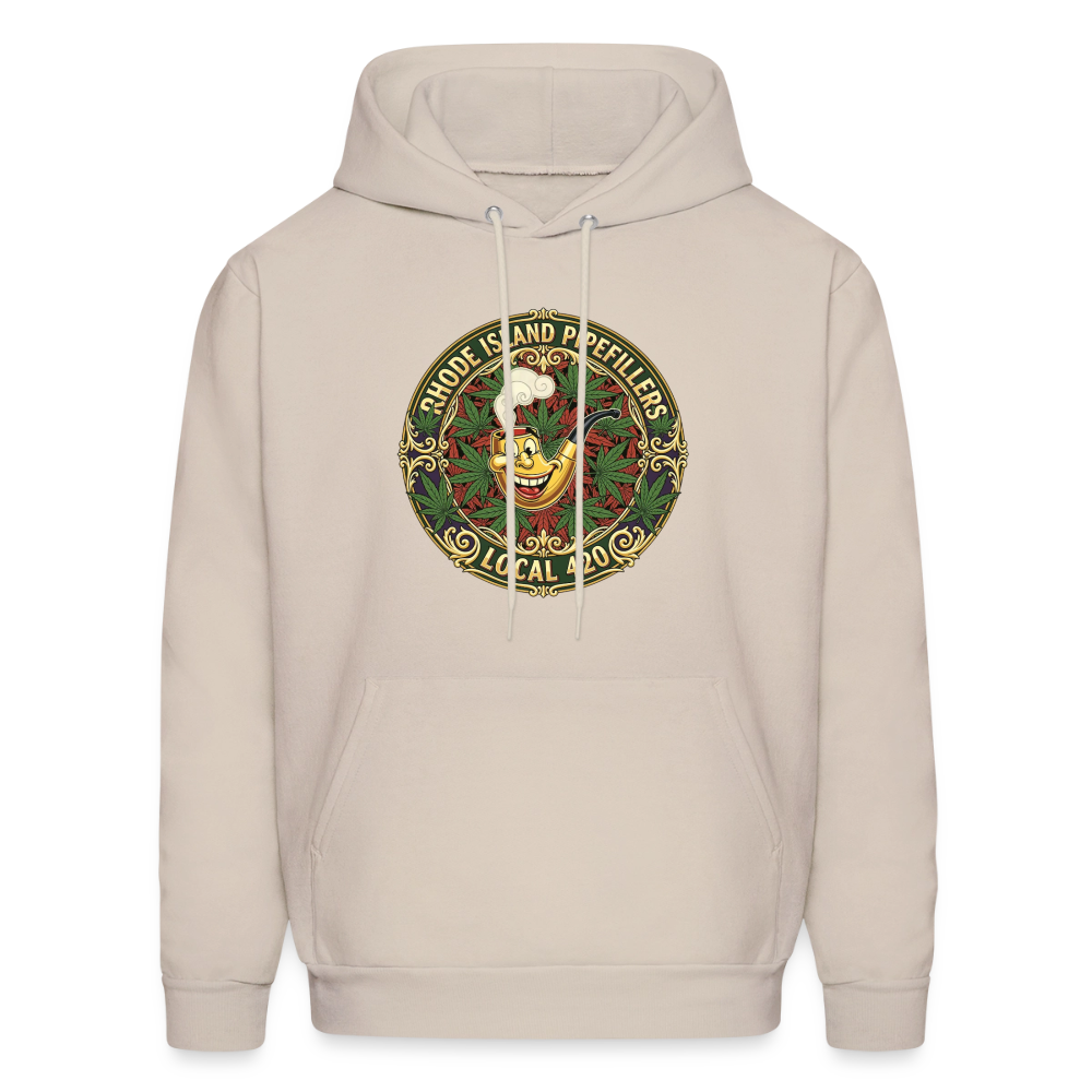 TEXAS PIPEFILLERS LOCAL 420 F/B DESIGN Men's Hoodie - Sand
