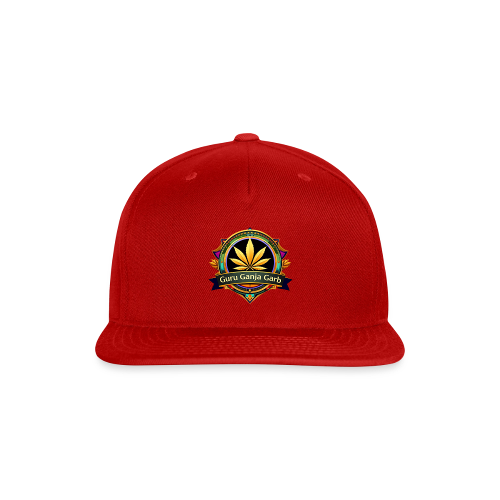 GURU GANJA GARB Snapback Baseball Cap - red