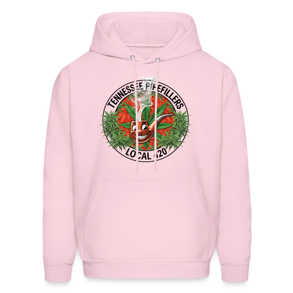 TENNESSEE PIPEFILLERS LOCAL 420 Men's Hoodie - pale pink