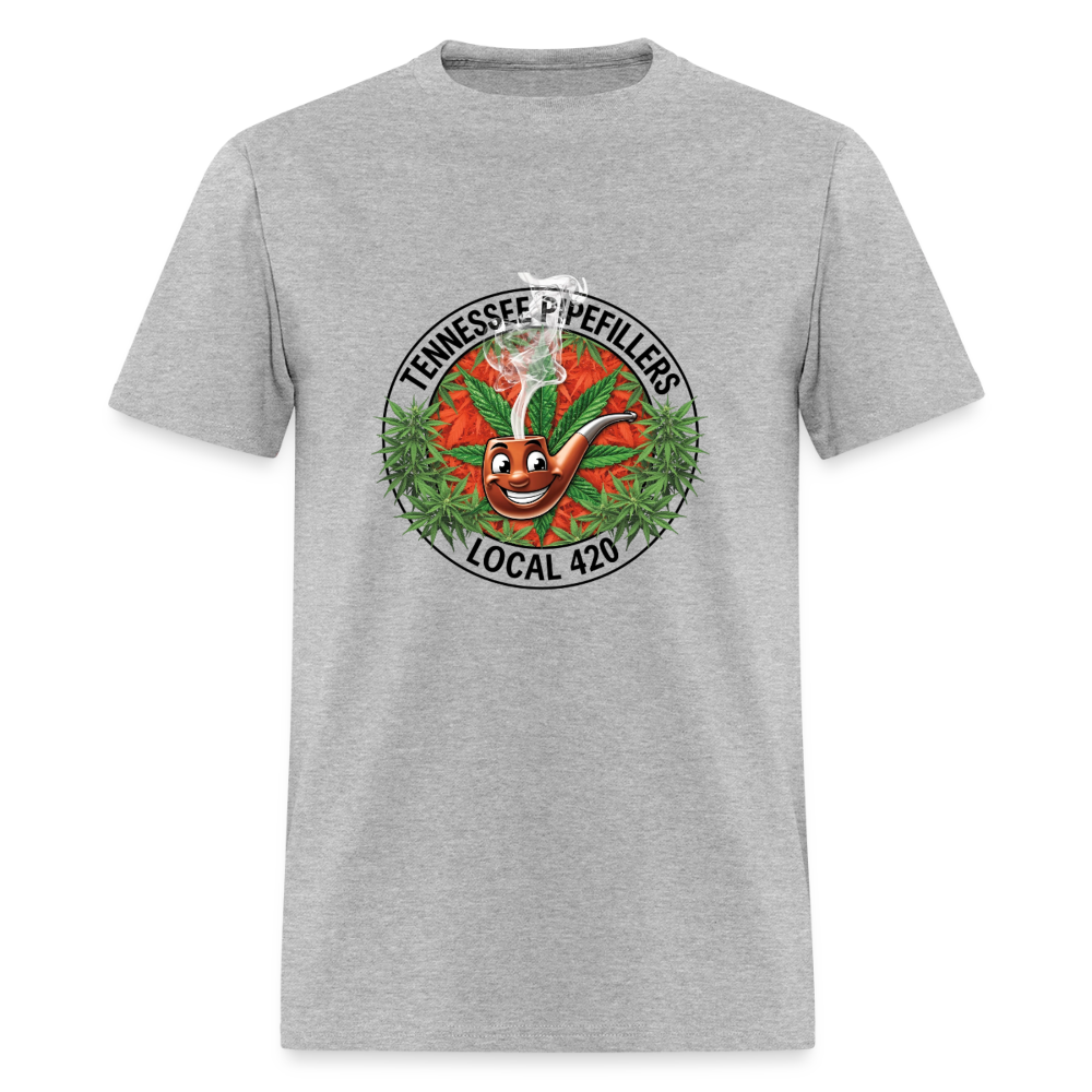 TENNESSEE PIPEFILLERS LOCAL 420 Men's T-Shirt - heather gray