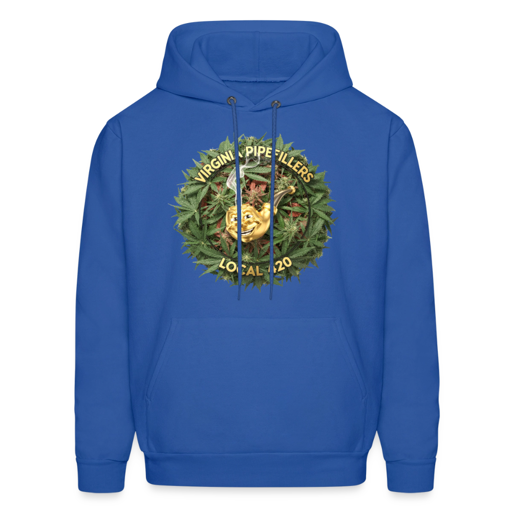 VIRGINIA PIPEFILLERS LOCAL 420 F/B DESIGN Men's  Hoodie - royal blue