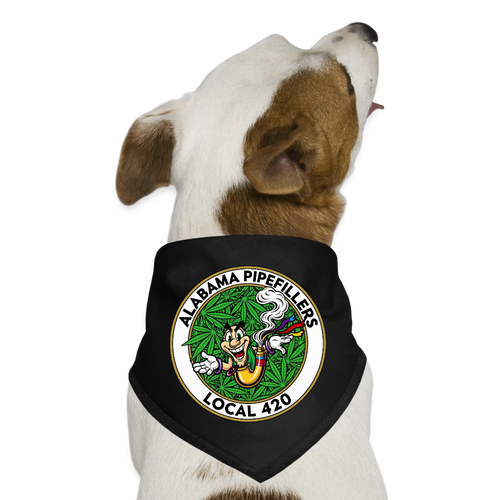 ALABAMA PIPEFILLERS LOCAL 420 Union Dog Bandana - black