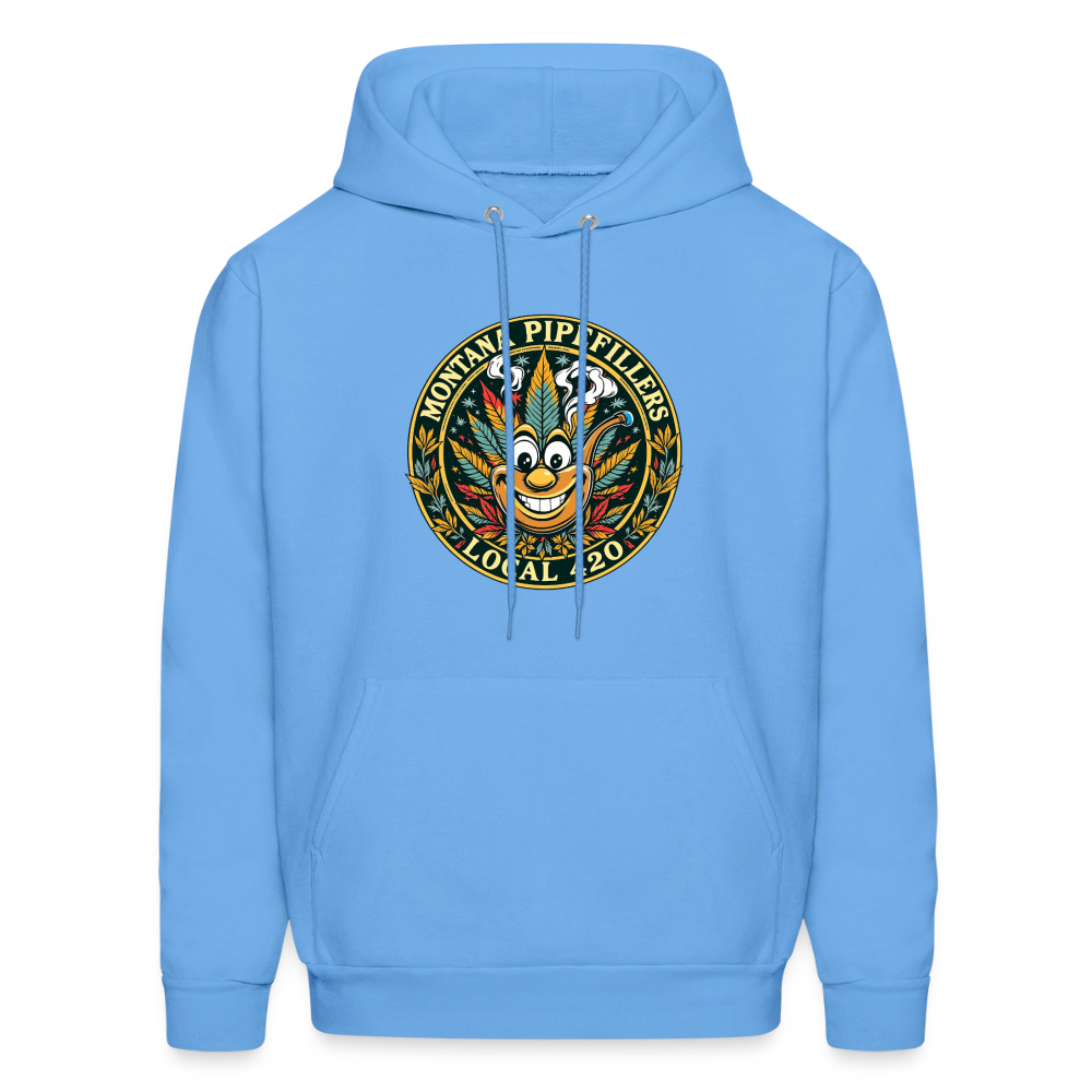MONTANA PIPEFILLERS LOCAL 420 Men's Hoodie - carolina blue