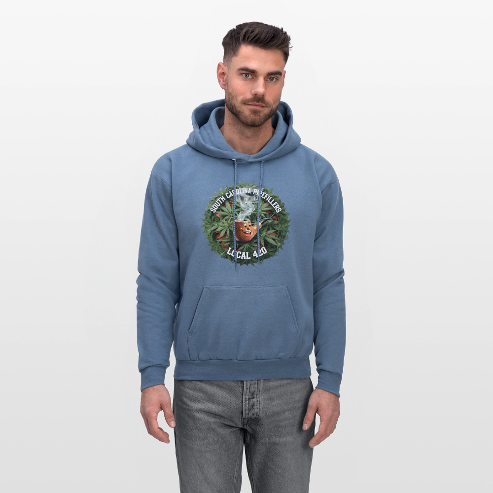 SOUTH CAROLINA PIPEFILLERS LOCAL 420 F/B DESIGN Men's Hoodie - denim blue