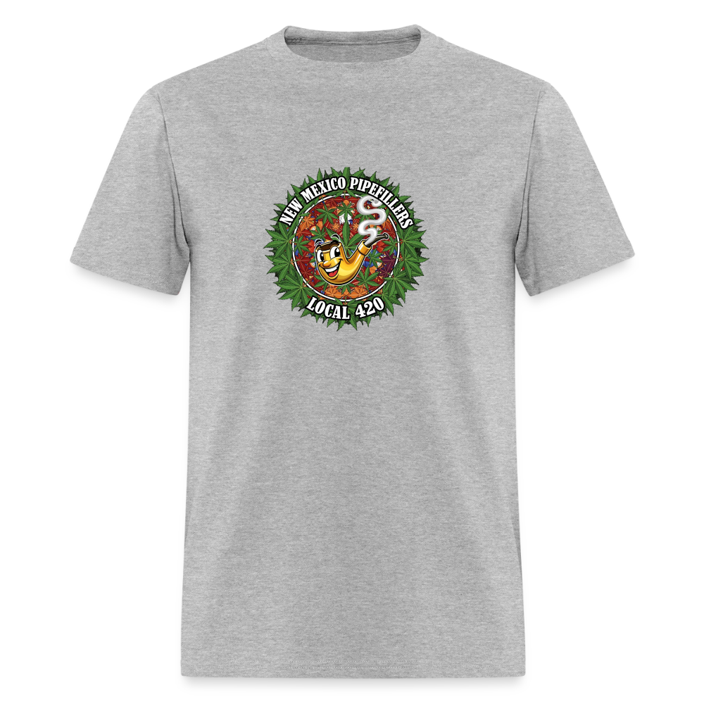 NEW MEXICO PIPEFILLERS LOCAL 420 MEN'S T-Shirt - heather gray