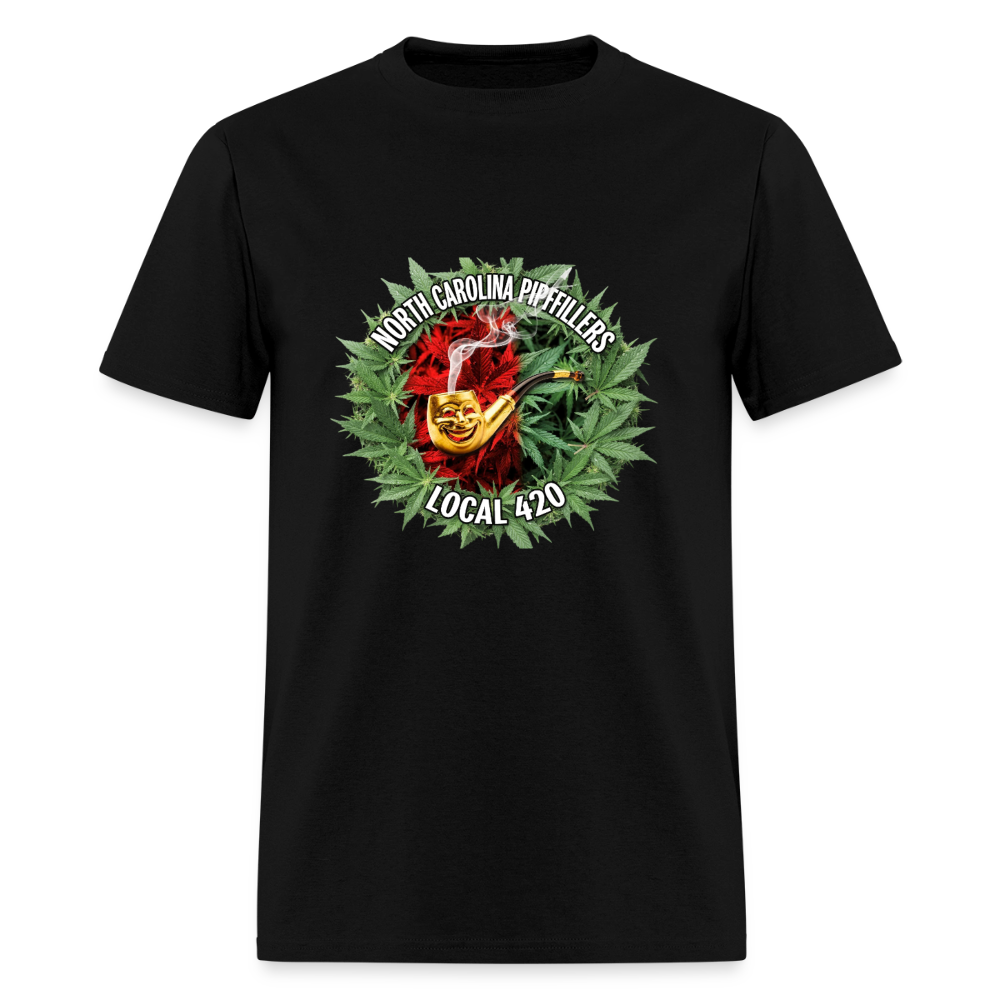 NORTH CAROLINA PIPEFILLERS LOCAL 420 Men's T-Shirt - black