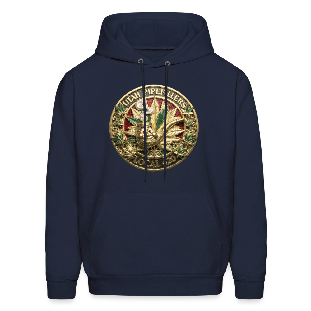 UTAH PIPEFILLERS LOCAL 420 Men's  Hoodie - navy
