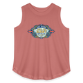 HEY BABE ROLL ME A BLUNT Women's Curvy Relaxed Tank Top - mauve