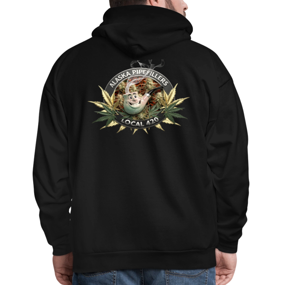 ALASKA  PIPEFILLERS LOCAL 420 F/B DESIGN Men's Hoodie - black