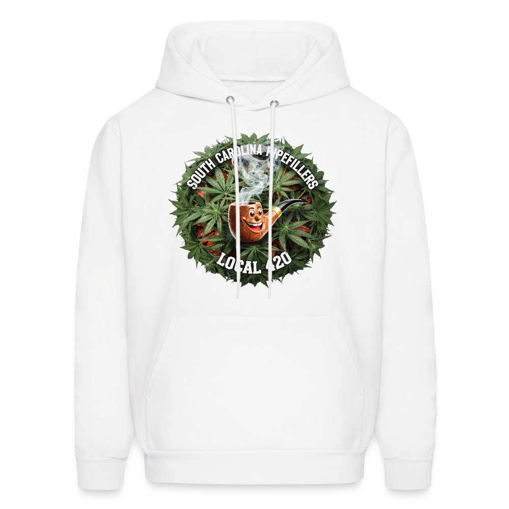 SOUTH CAROLINA PIPEFILLERS LOCAL 420 Men's Hoodie - white