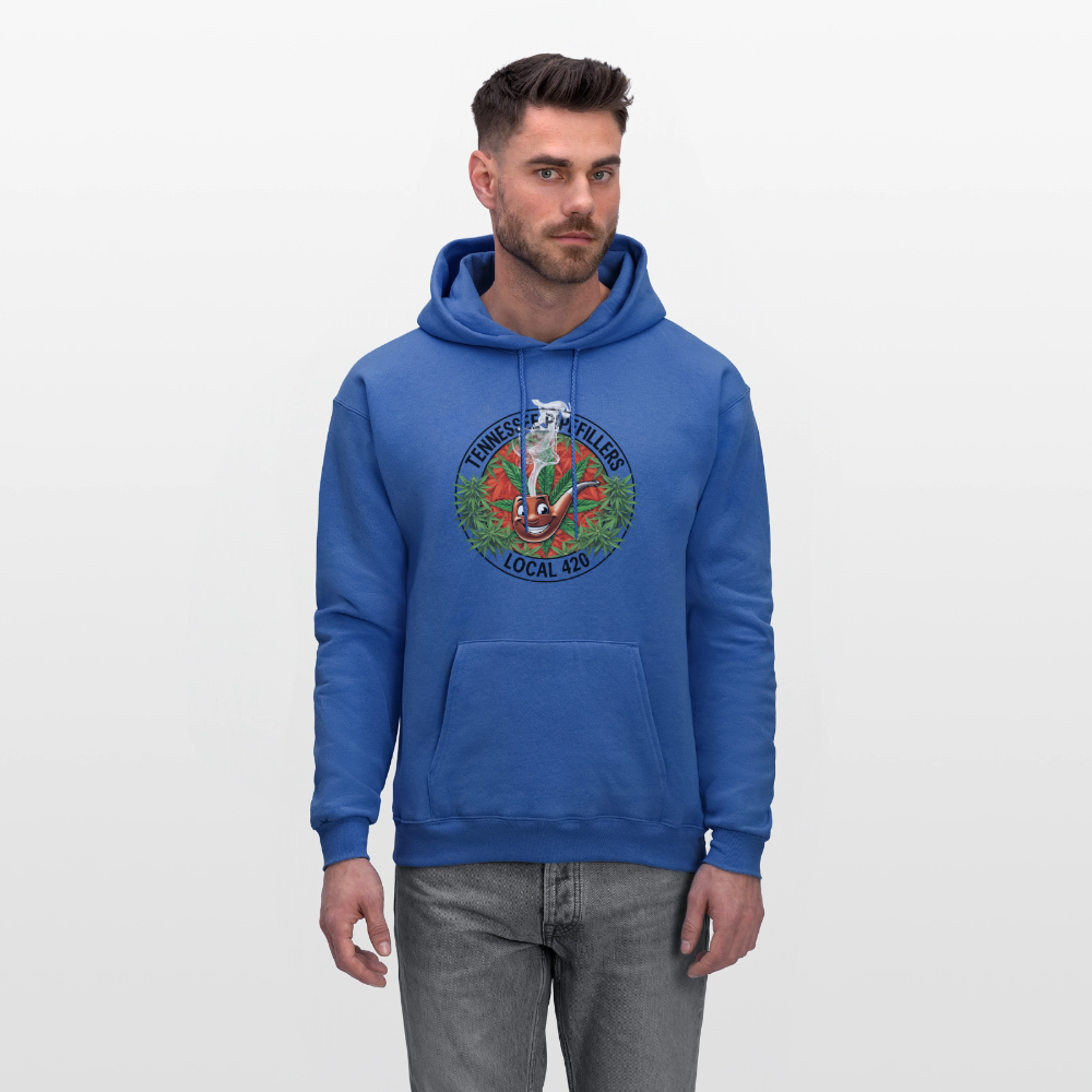 TENNESSEE PIPEFILLERS LOCAL 420 Men's Hoodie - royal blue