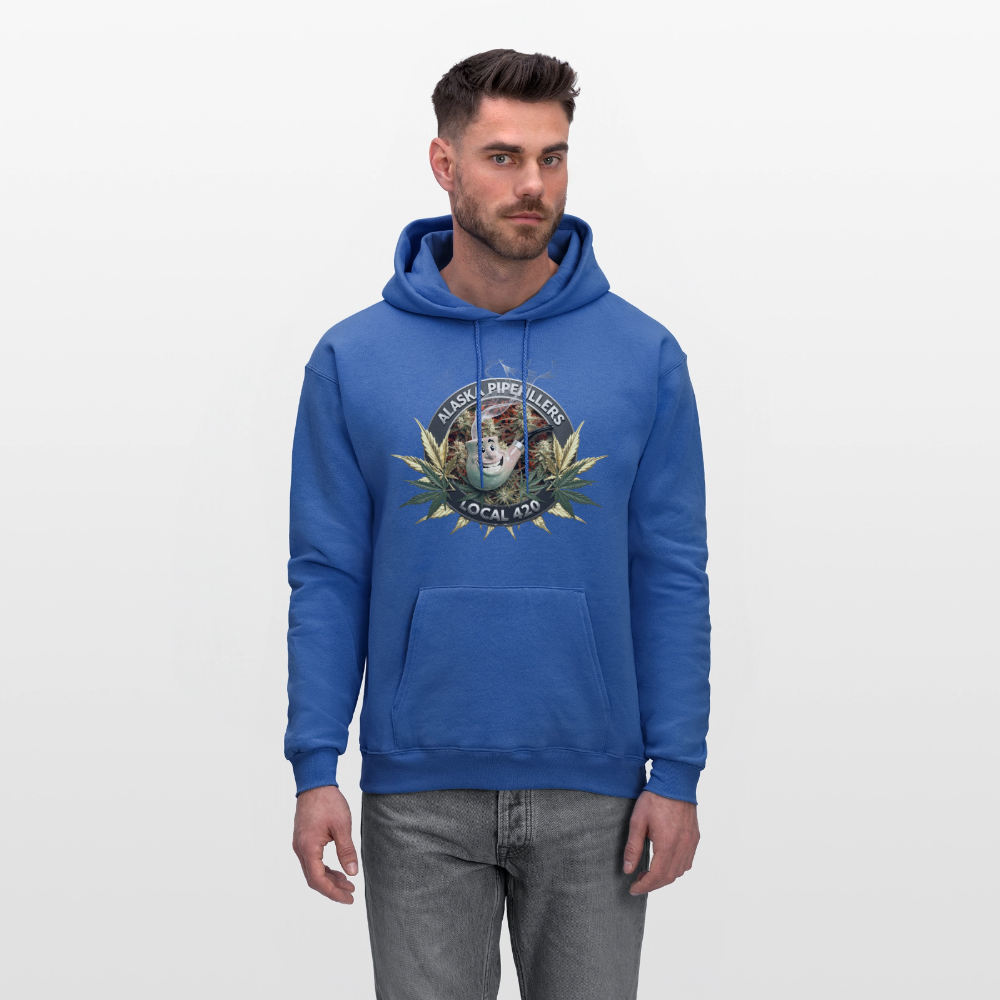 ALASKA  PIPEFILLERS LOCAL 420 F/B DESIGN Men's Hoodie - royal blue