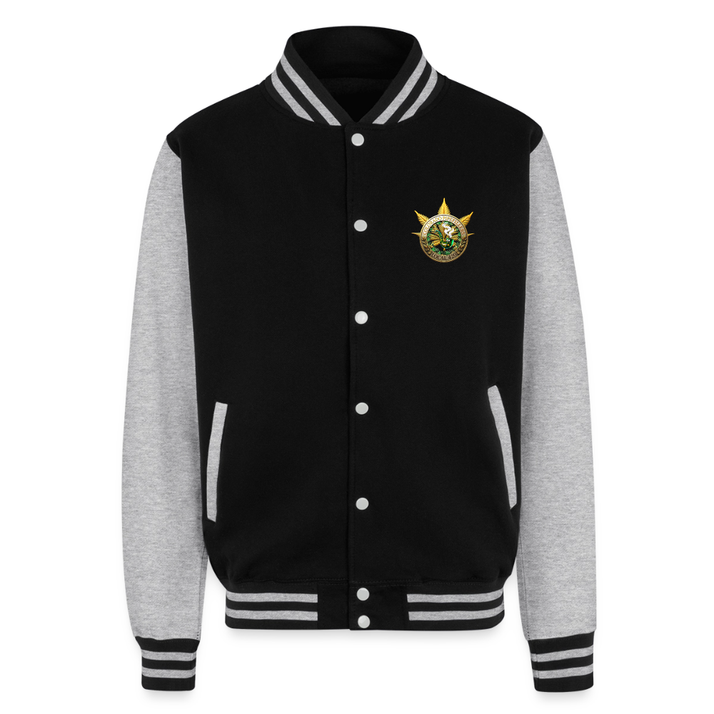 COLORADO PIPEFILLERS LOCAL 420 / 4 EMBLEM Unisex College Sweat Jacket - black/heather grey