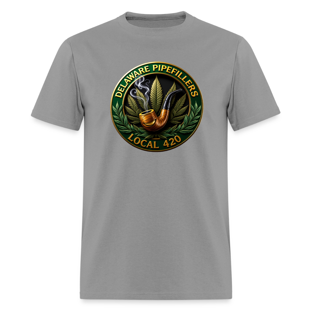 DELAWARE  PIPEFILLERS LOCAL 420 F/B DESIGN Men's T-Shirt - rock