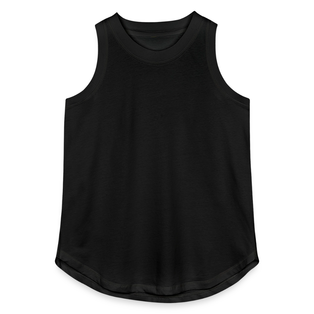 INDIANA PIPEFILLERS LOCAL 420 F/B DESIGN Women's Curvy Relaxed Tank Top - black