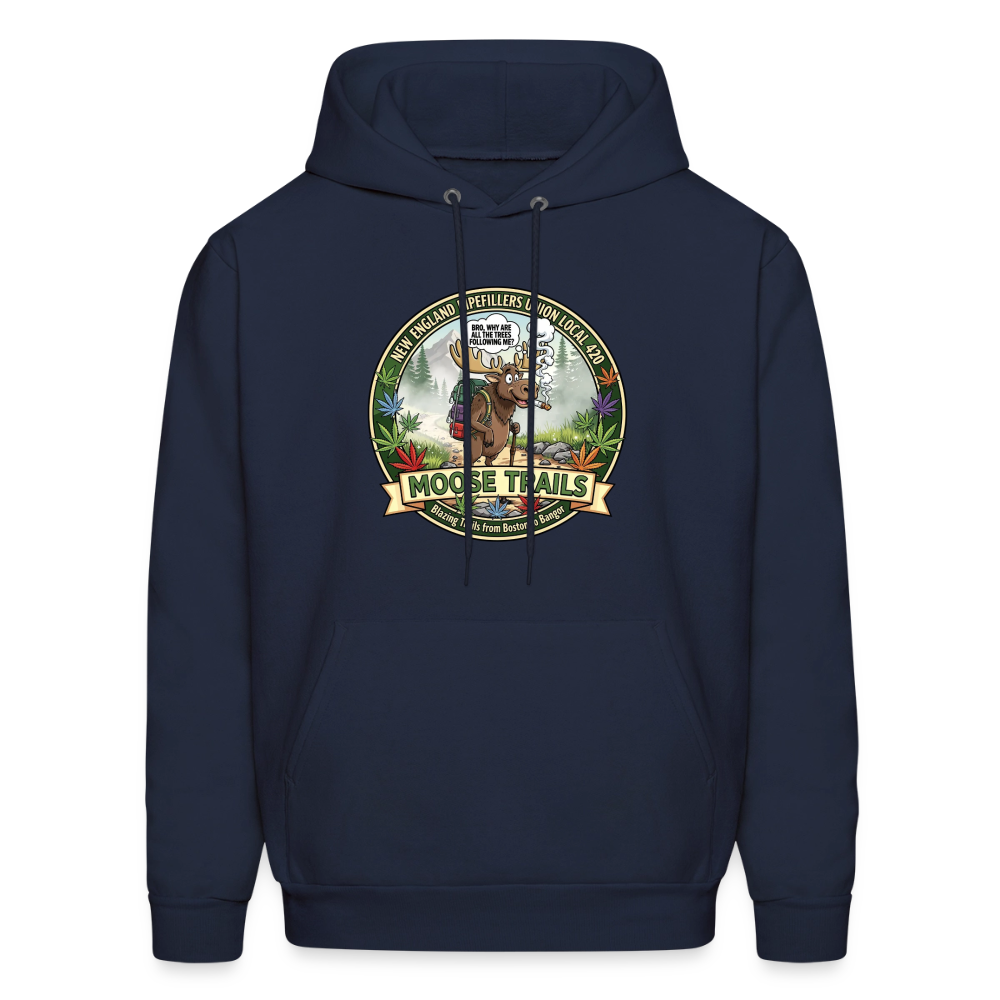 NEW ENGLAND PIPEFILLERS LOCAL 420 BRO Men's Hoodie - navy