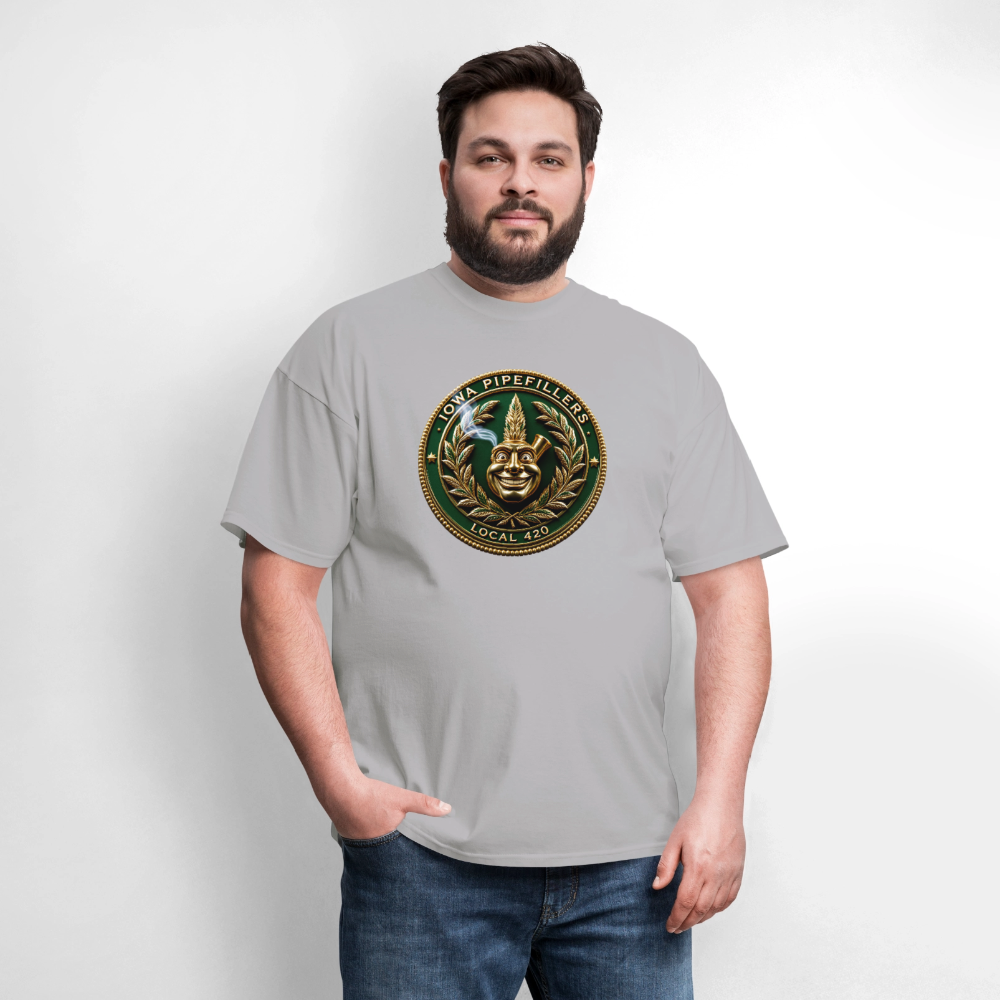 IOWA PIPEFILLERS LOCAL 420 F/B DESIGN Men's T-Shirt - rock