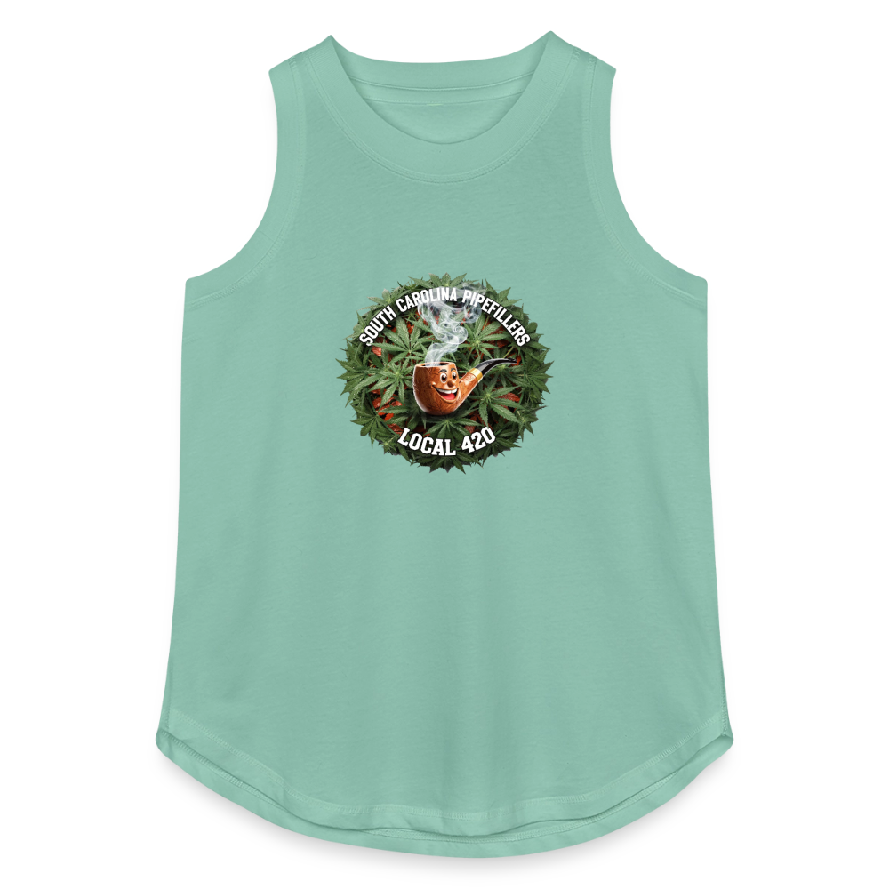 SOUTH CAROLINIA PIPEFILLERS LOCAL 420 Women's Relaxed Tank Top - saltwater