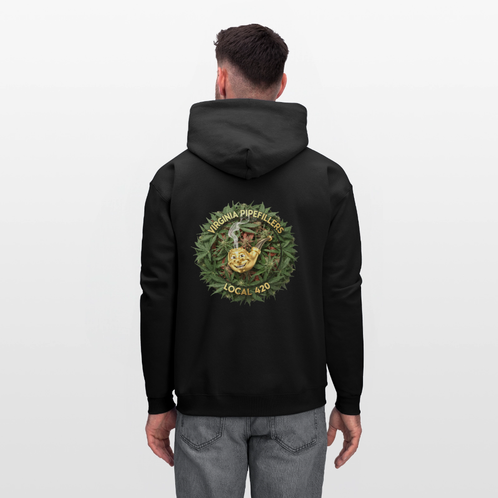 VIRGINIA PIPEFILLERS LOCAL 420 F/B DESIGN Men's  Hoodie - black