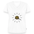 Women's Premium Organic V-Neck T-shirt - white