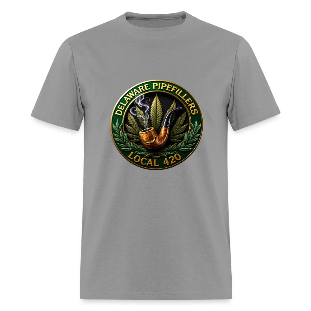 DELAWARE  PIPEFILLERS LOCAL 420 Men's T-Shirt - rock