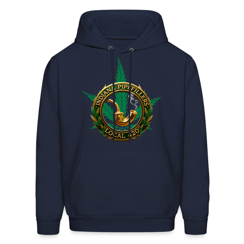 INDIANA PIPEFILLERS LOCAL 420 Men's Hoodie - navy