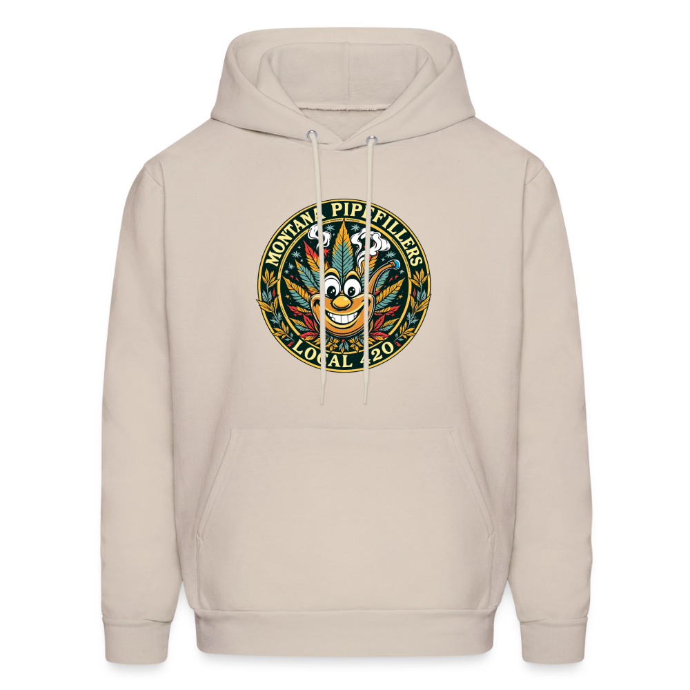 MONTANA PIPEFILLERS LOCAL 420 F/B DESIGN Men's Hoodie - Sand