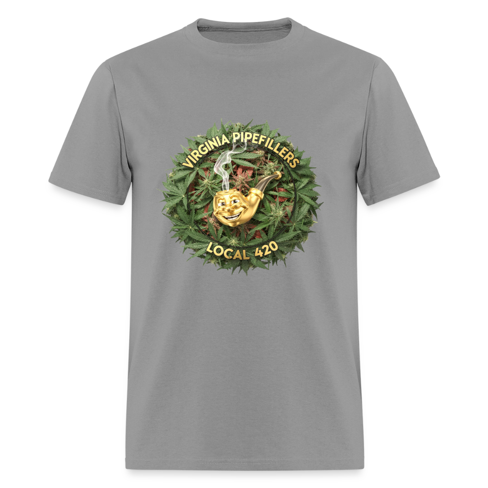 VIRGINIA PIPEFILLERS LOCAL 420 F/B DESIGN Men's T-Shirt - rock