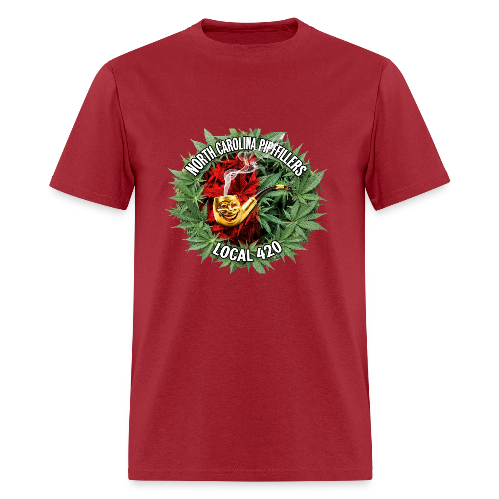 NORTH CAROLINA PIPEFILLERS LOCAL 420 Men's T-Shirt - true red