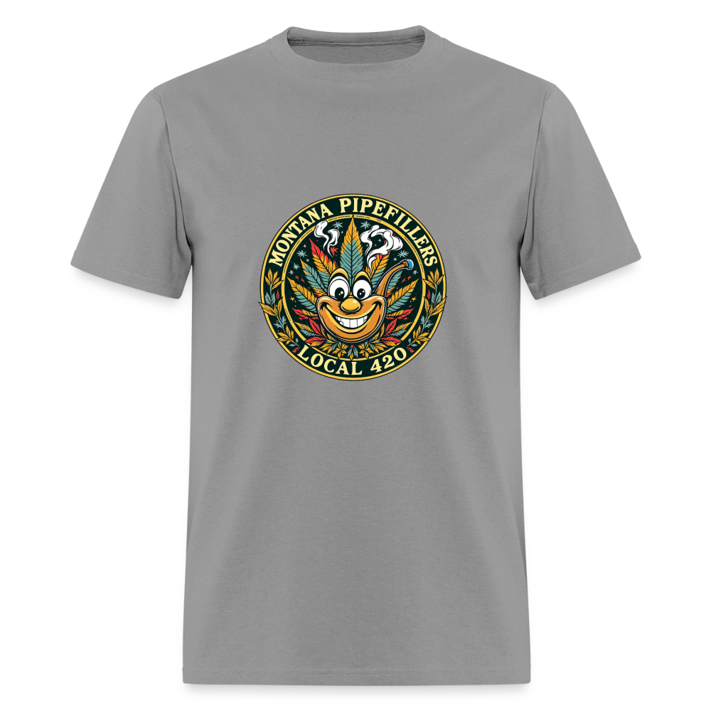 MONTANA PIPEFILLERS LOCAL 420 F/B DESIGN Men's T-Shirt - rock