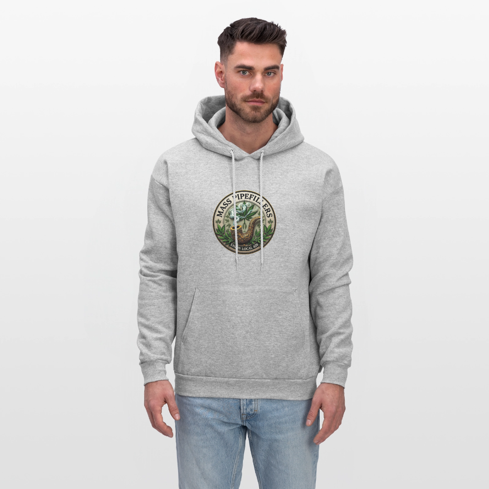 MASS PIPEFILLERS LOCAL 420 Men's Hoodie - heather gray