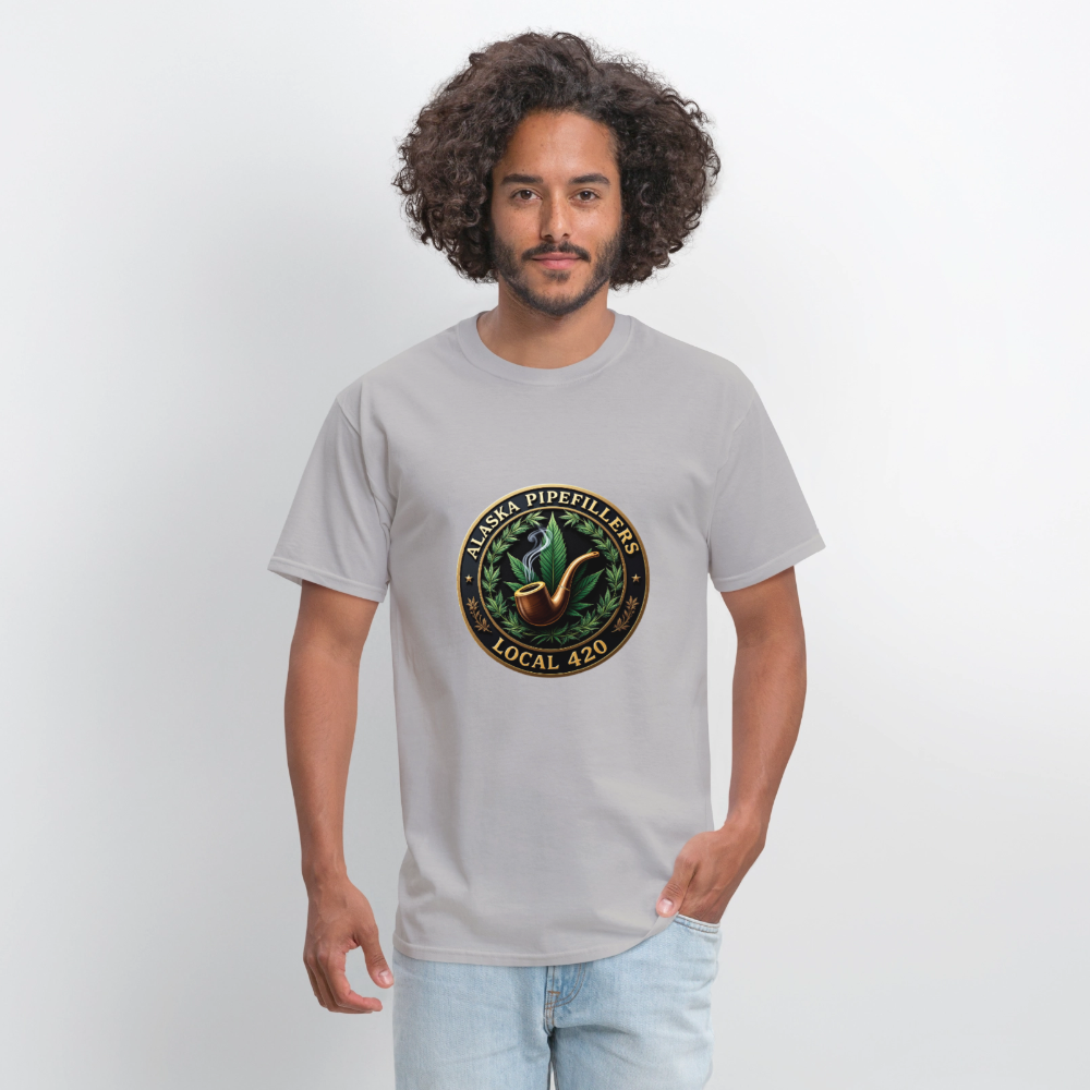 ALASKA PIPEFILLERS LOCAL 420 F/B DESIGN Men's T-Shirt - rock
